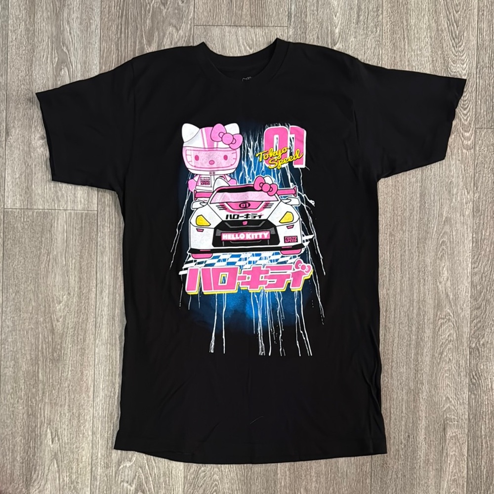 Hello Kitty Tokyo Speed Racing t-shirt men’s sz M